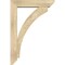 Ekena Millwork Thorton Slat Rough Sawn Bracket w/ Offset Brace, Douglas Fir, 6"W x 26"D x 38"H BKT0604X26X38THR06RDF - alternate 2